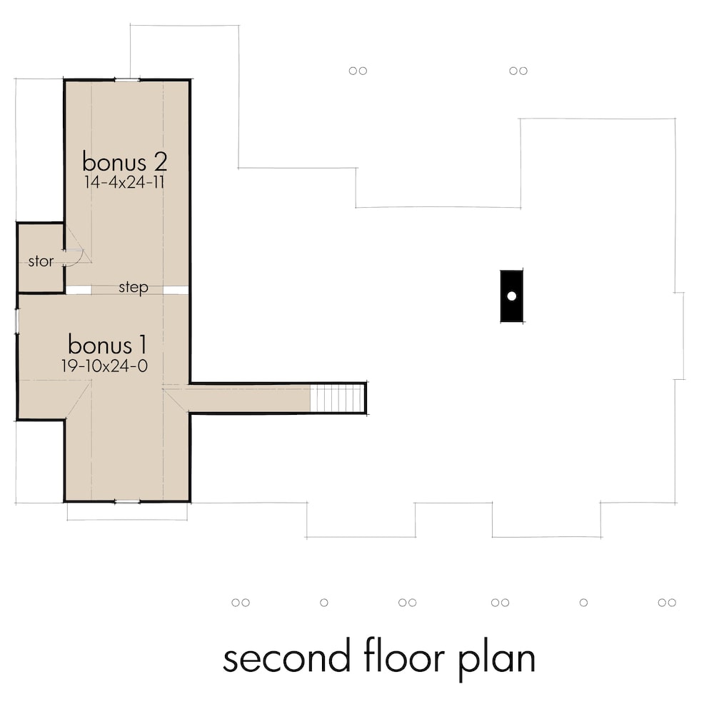 Floor Plan Bonus Room