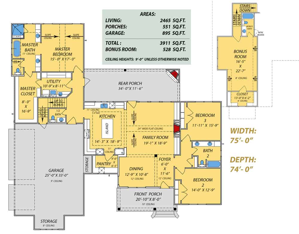 Floor Plan Main Level
