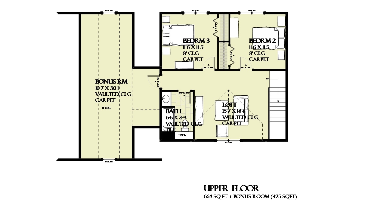 Floor Plan Upper Level