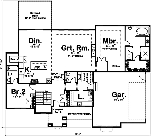 Floor Plan Main Level