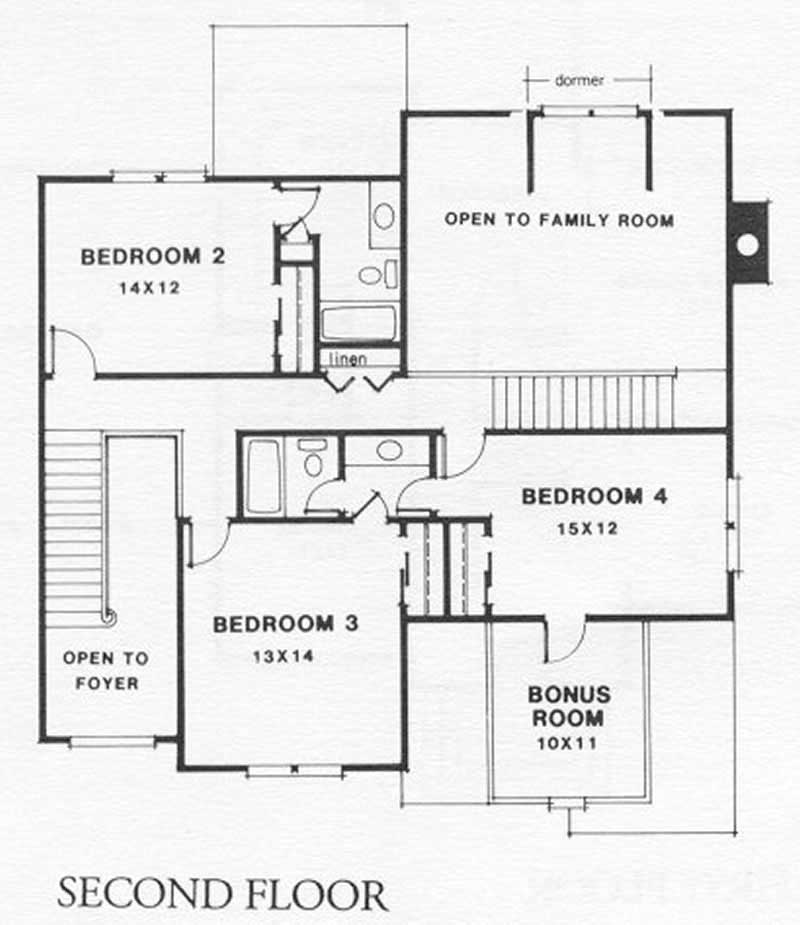 Upper Level Floor Plan