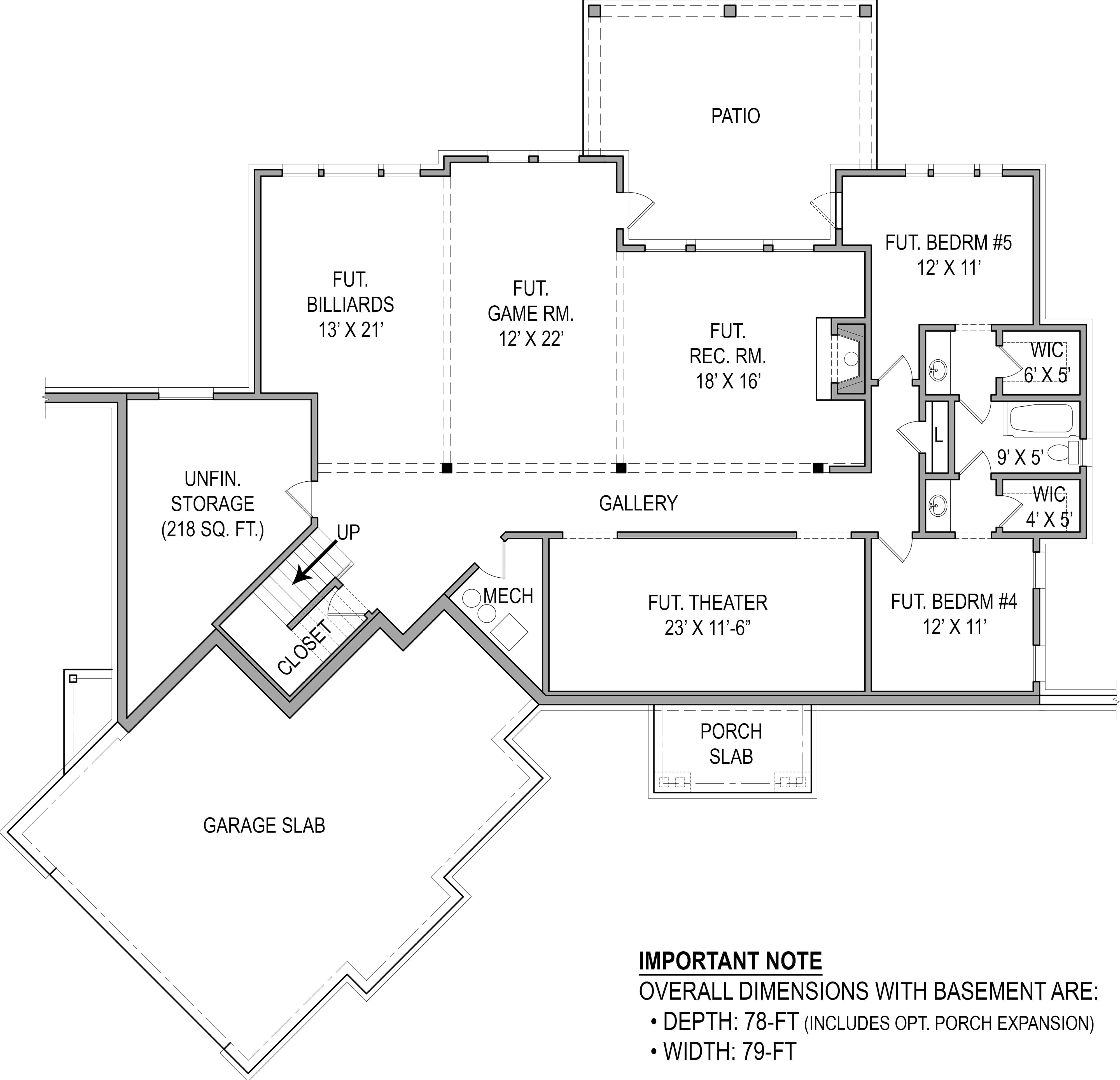 Floor Plan Basement