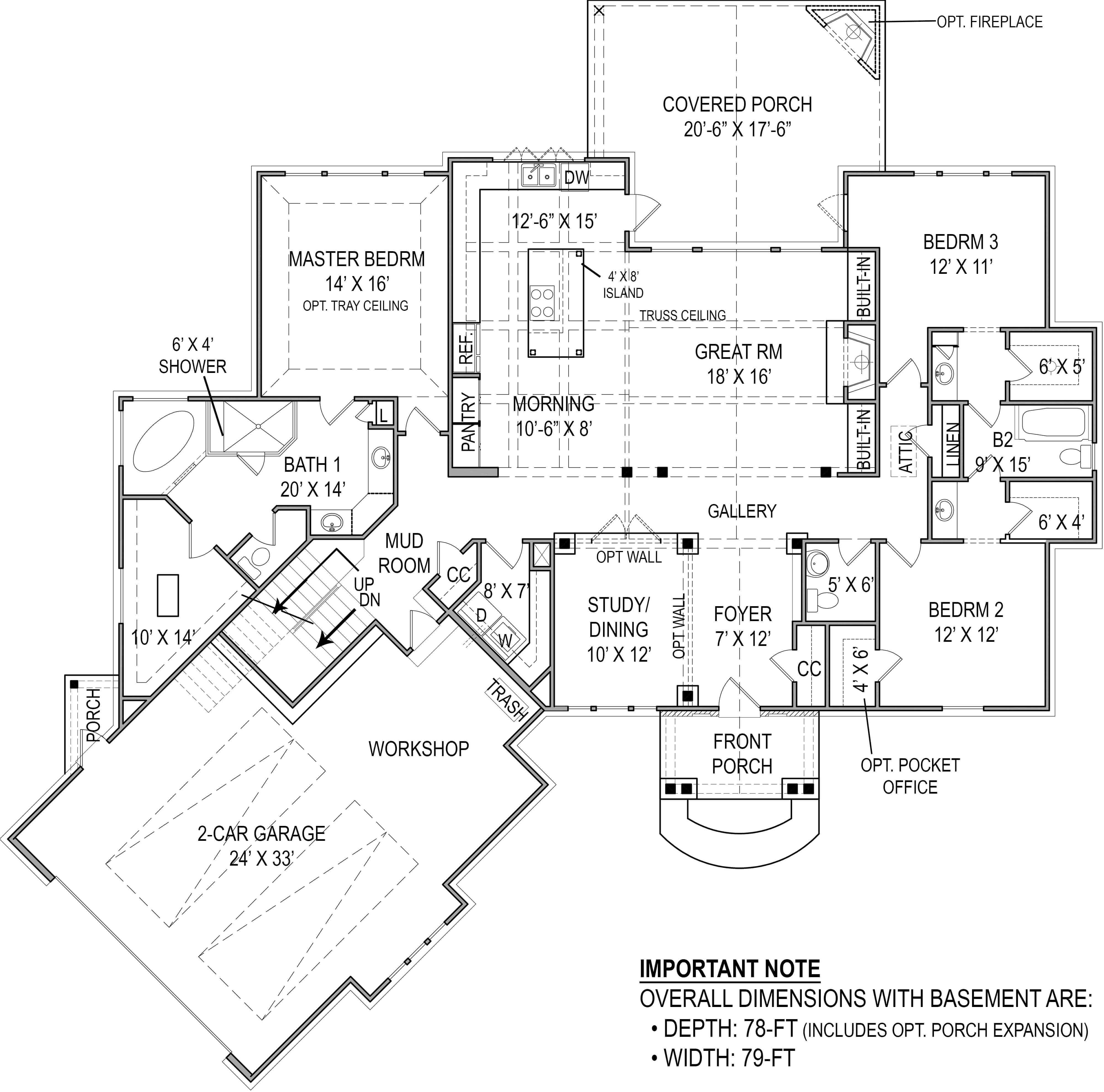 Floor Plan Main Level