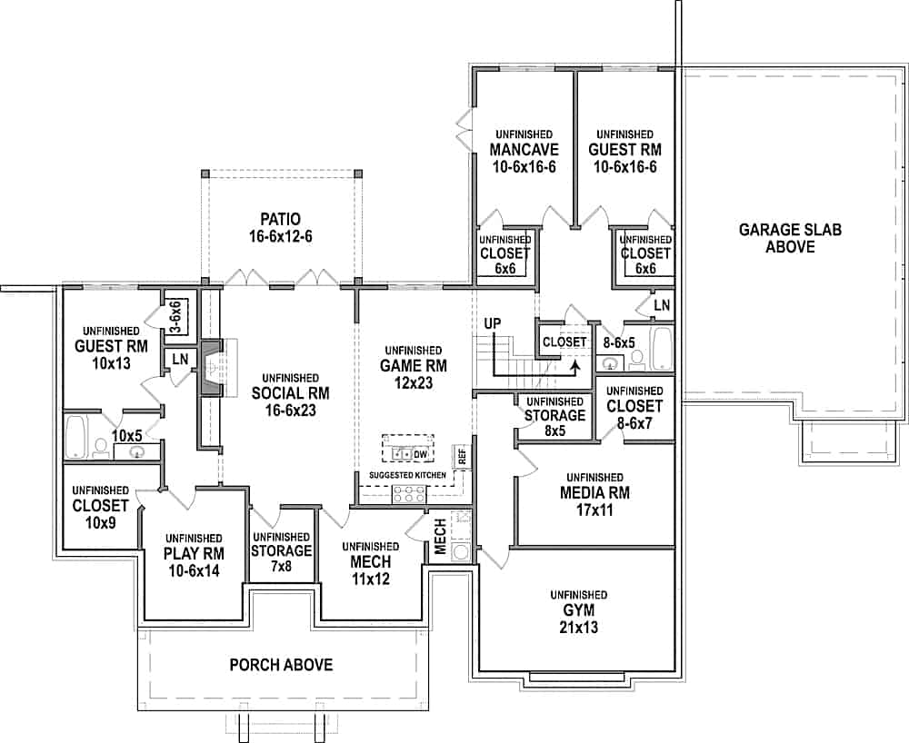 Floor Plan Basement