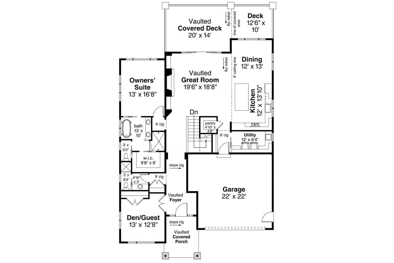 Floor Plan Main Level