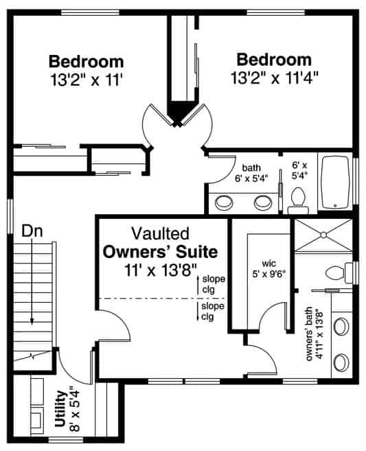 Floor Plan Upper Level