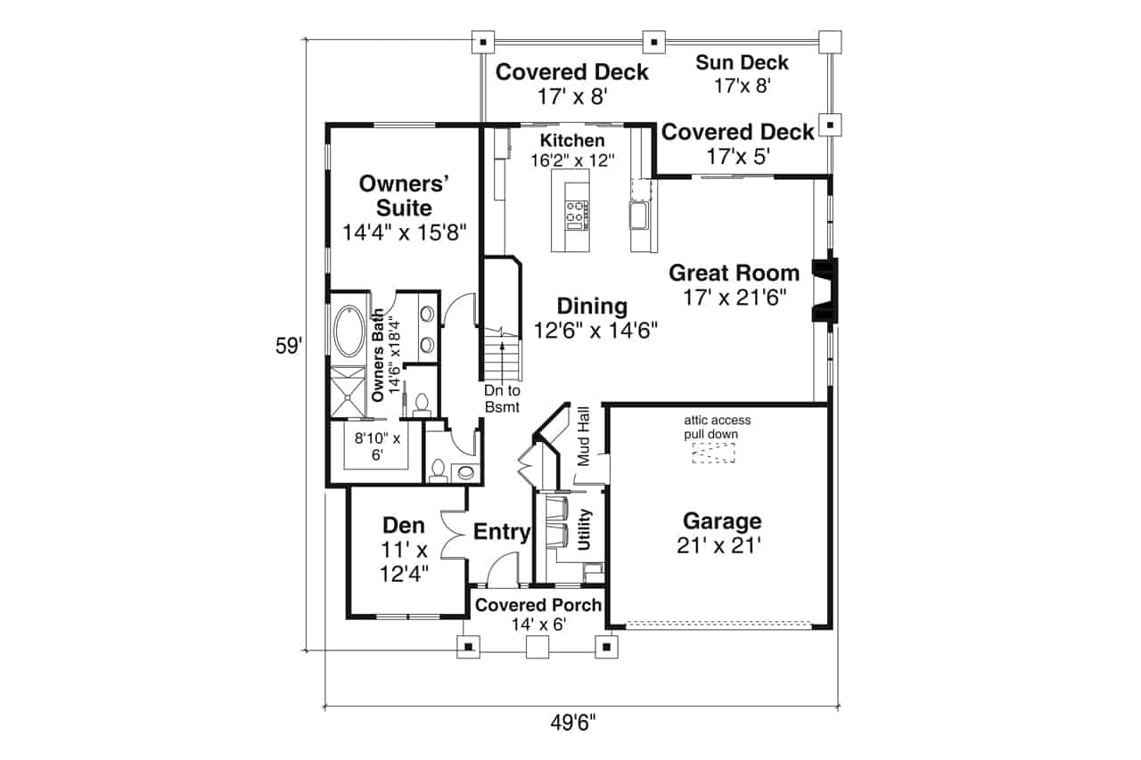 Floor Plan Main Level