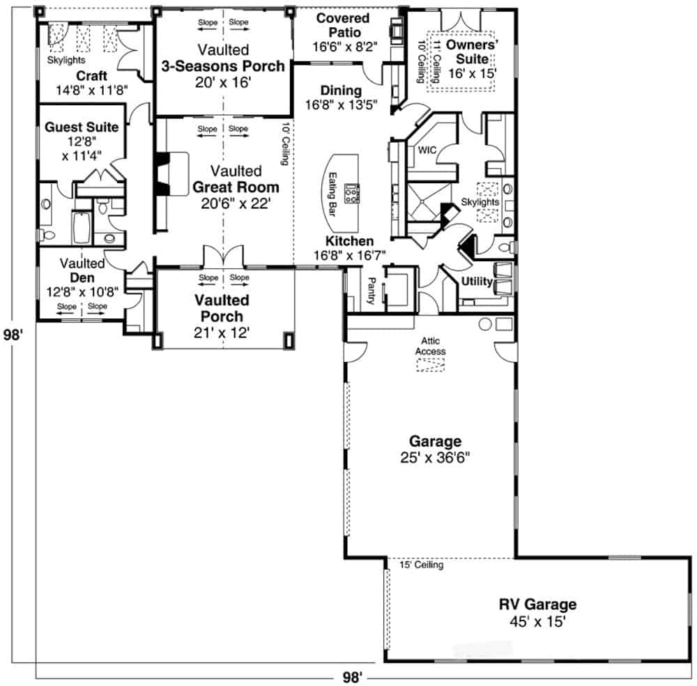 Floor Plan Main Level