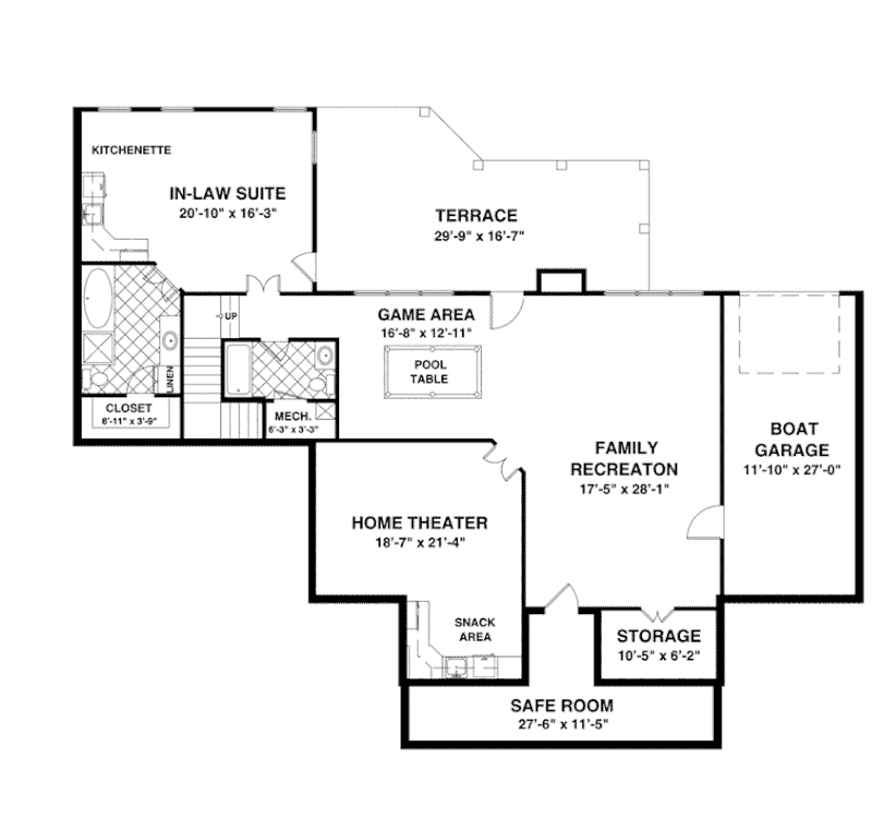 Basement Option Layout