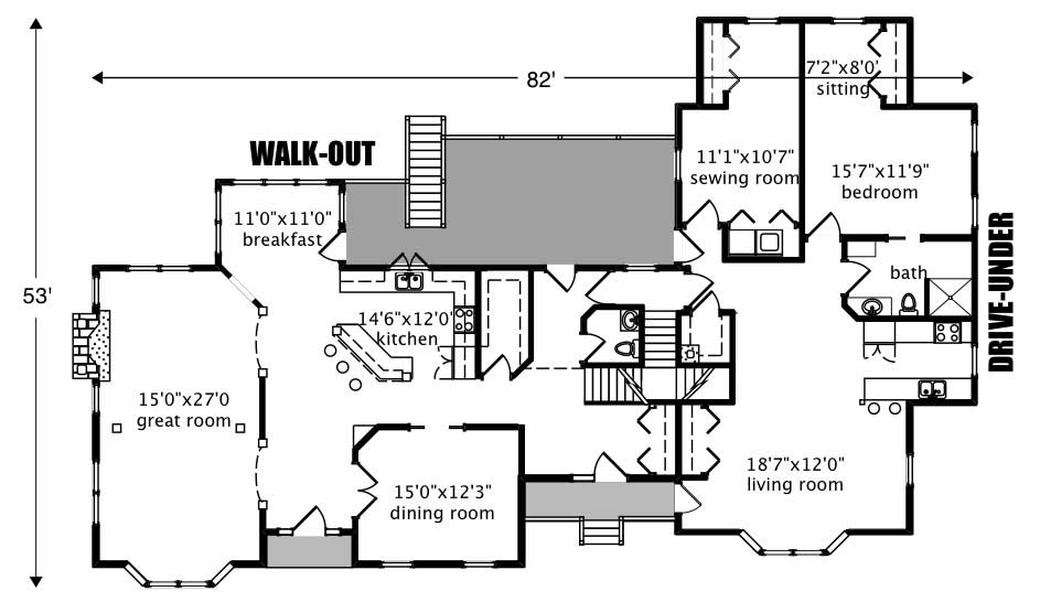 Floor Plan First Story