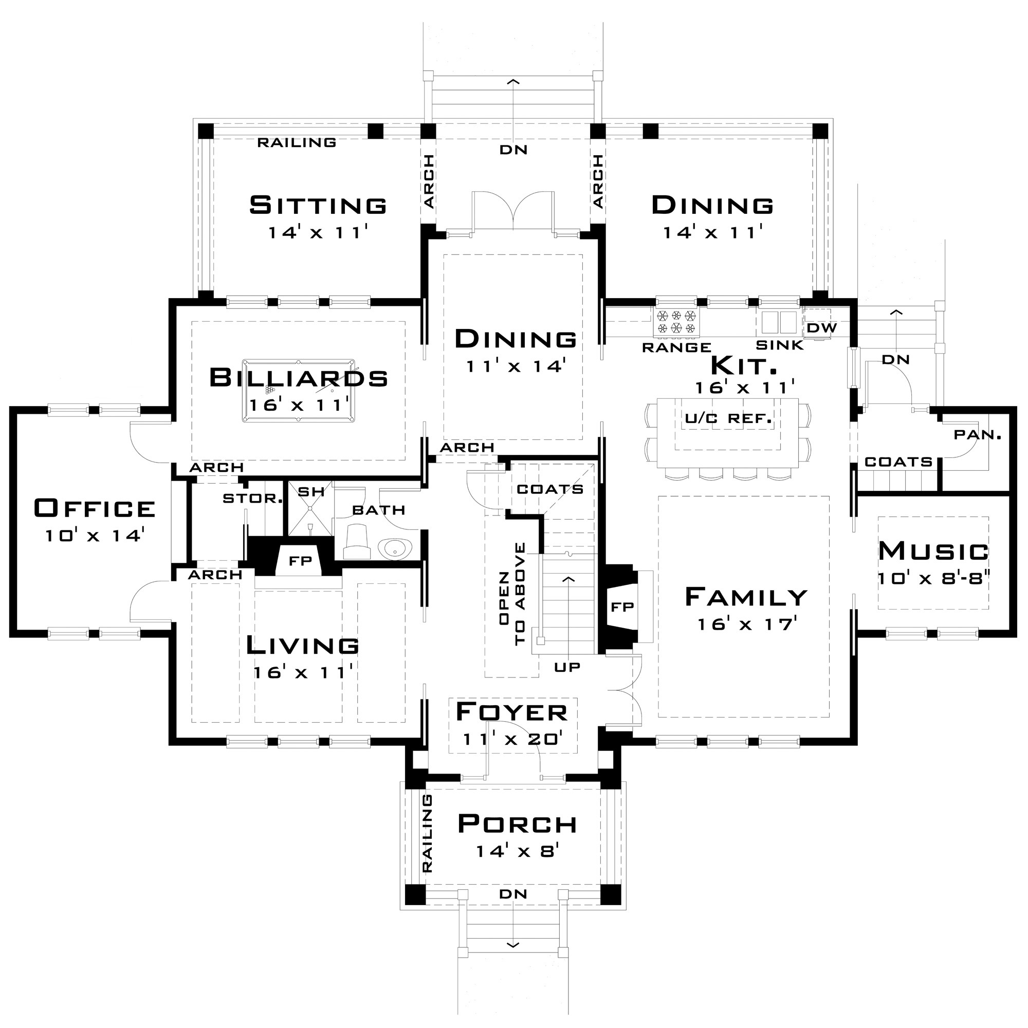 Floor Plan Main Level