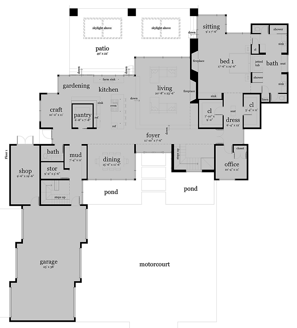 Floor Plan Main Level