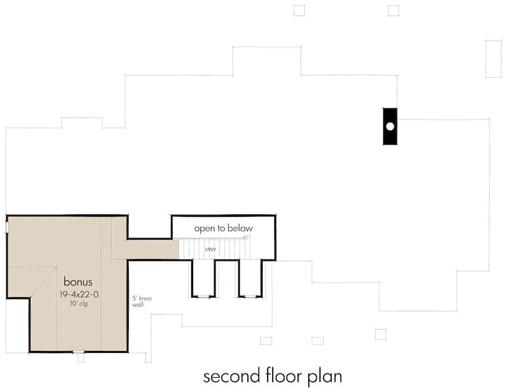 Floor Plan Bonus Room