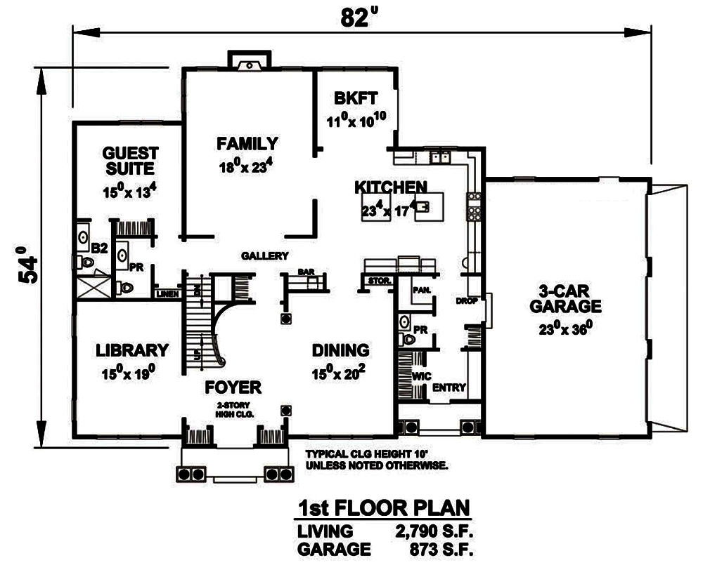 Floor Plan Main Level