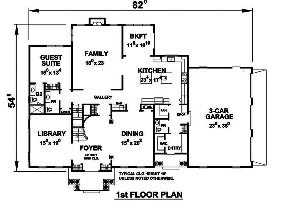 Floor Plan Main Level