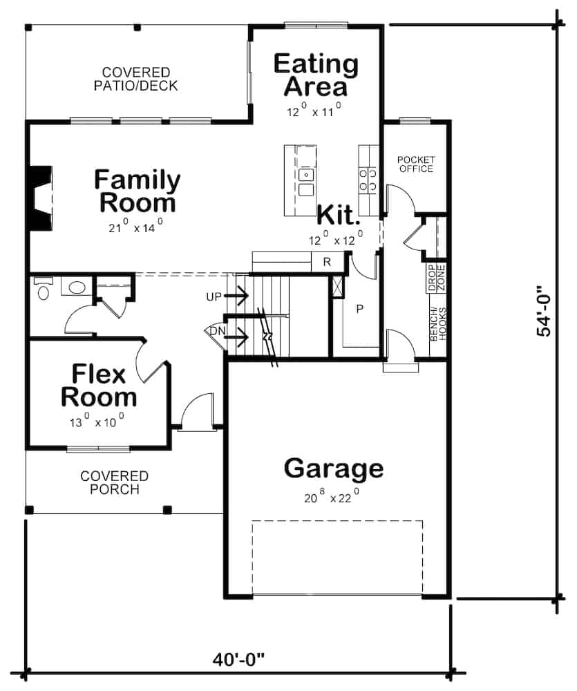 Floor Plan Main Level