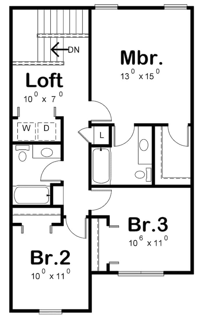 Floor Plan Upper Level