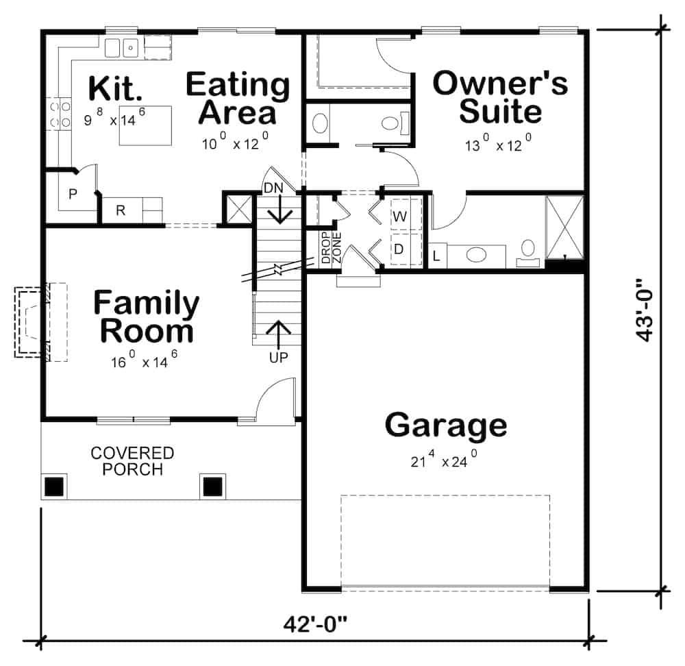 Floor Plan Main Level