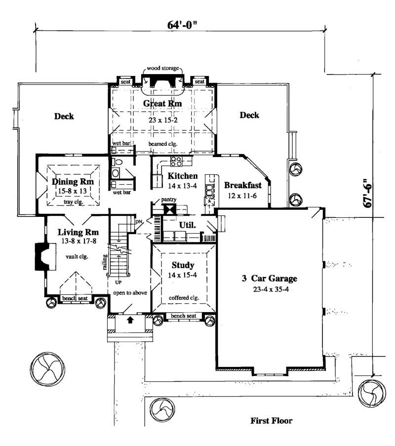 Main Level Floor Plan