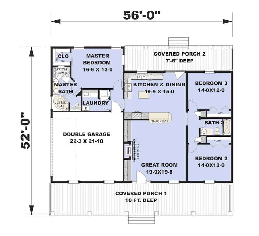 Floor Plan Main Level