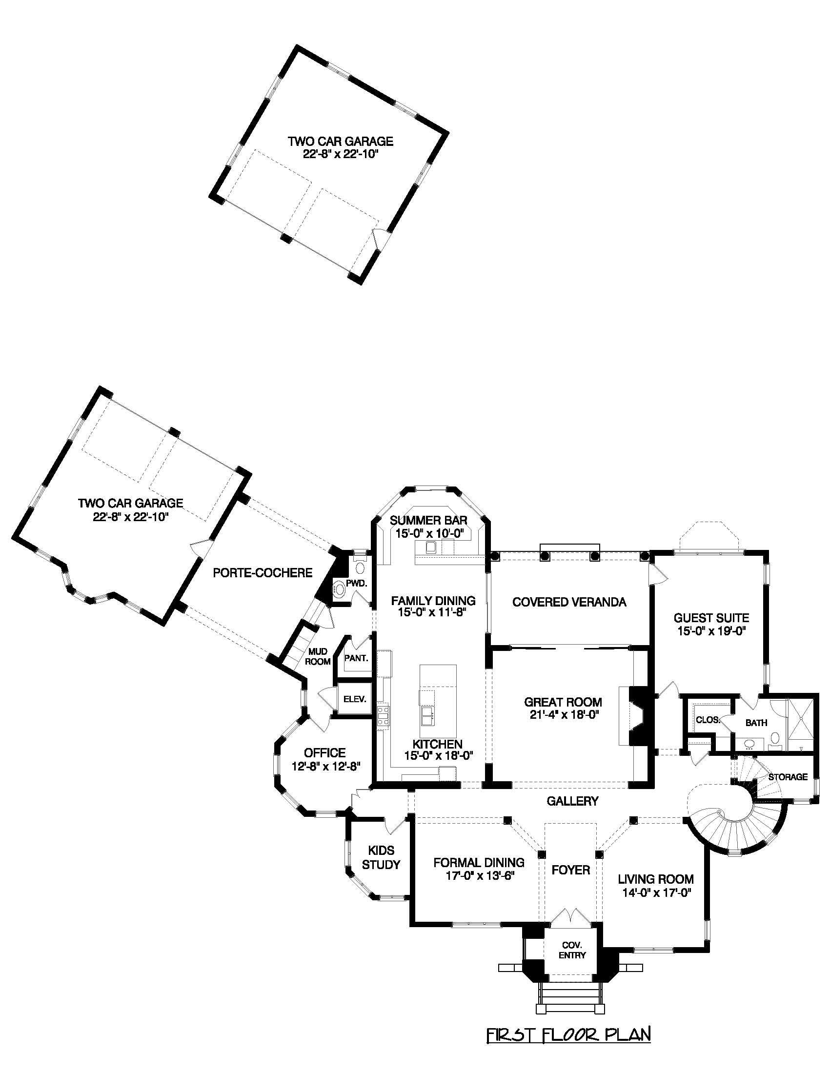 Floor Plan First Story