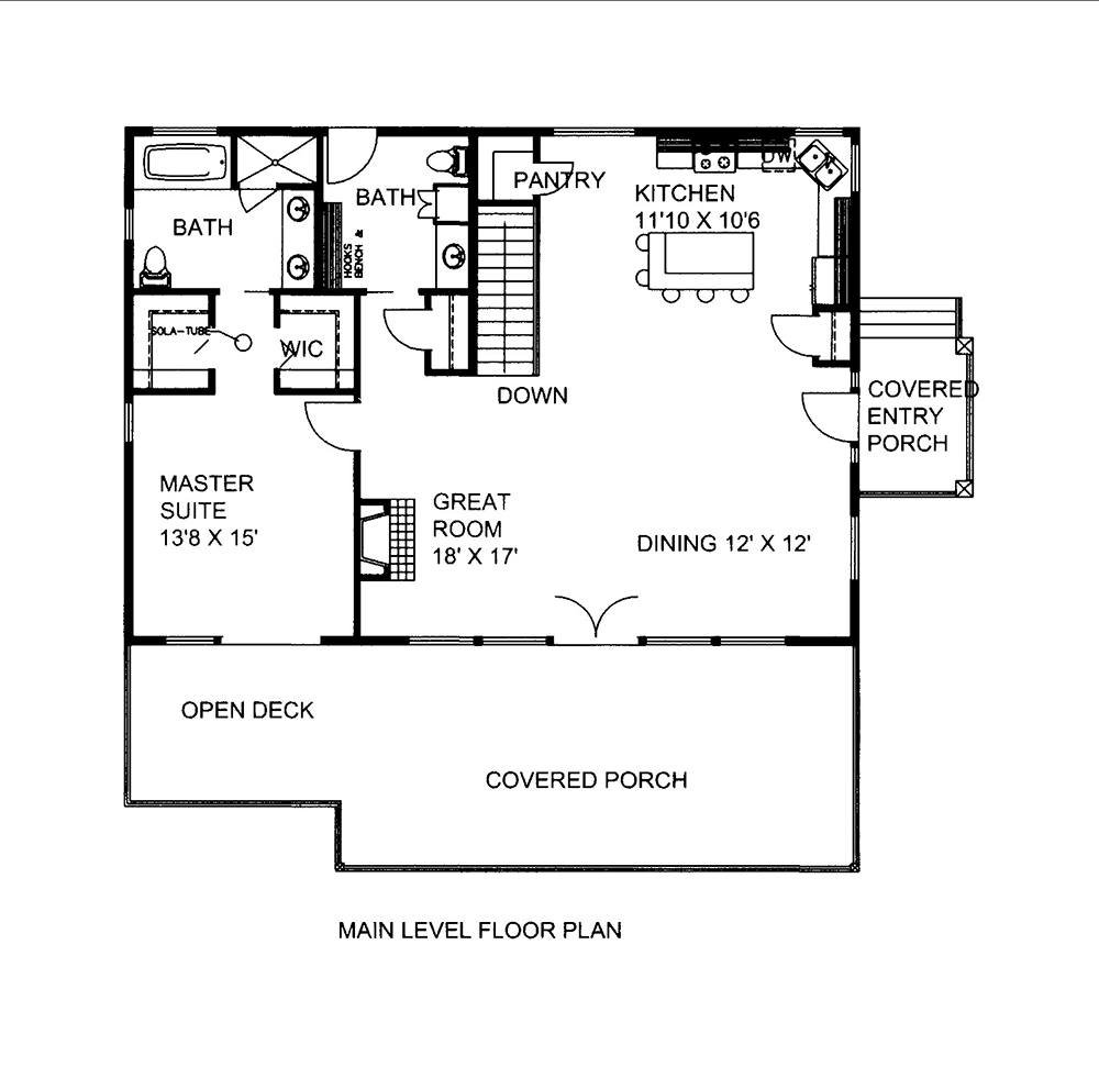 Floor Plan Main Level