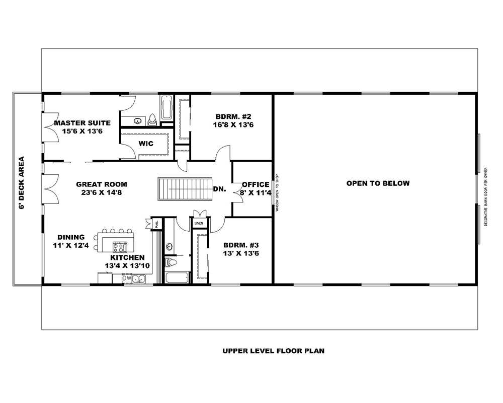 Floor Plan Upper Level