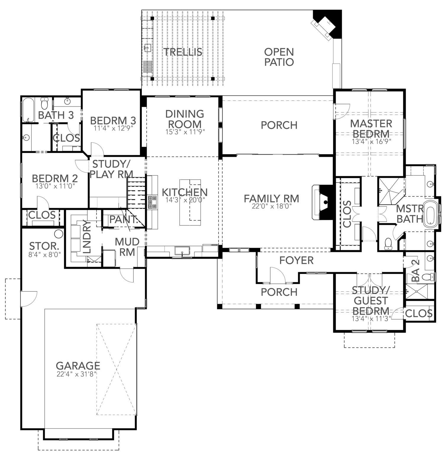 Floor Plan Main Level