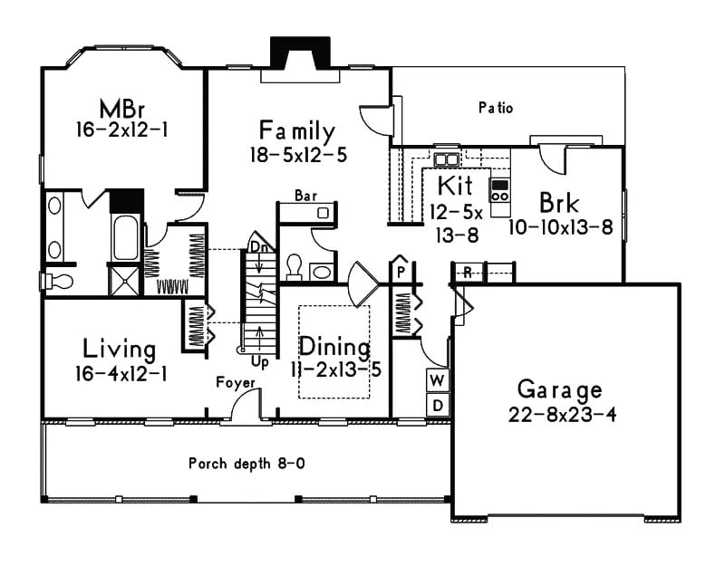 Floor Plan First Story