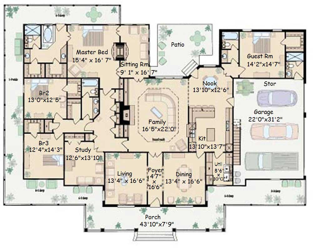 Floor Plan First Story