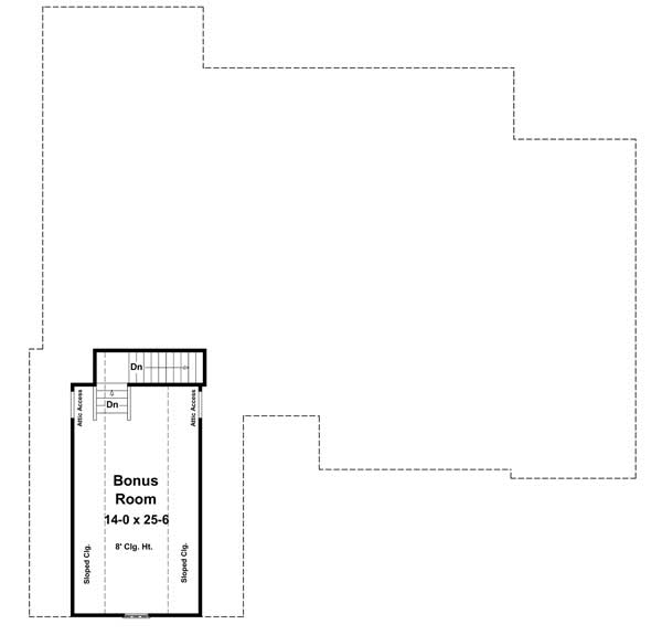 Floor Plan Bonus Room