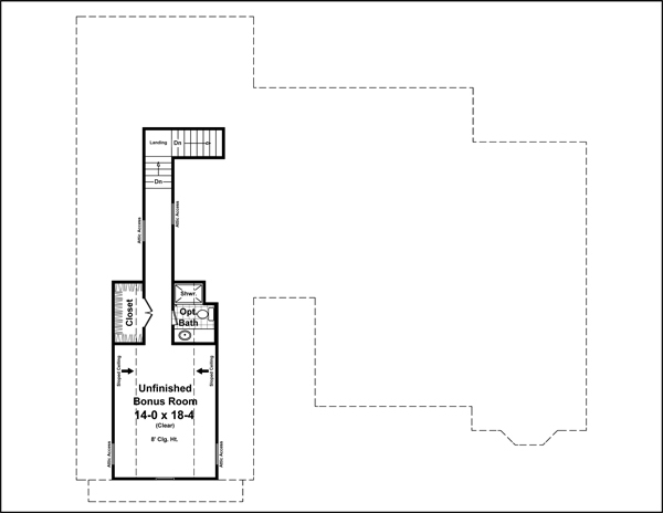Floor Plan Bonus Room