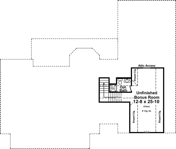 Floor Plan Bonus Room