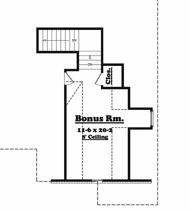 Floor Plan Bonus Room