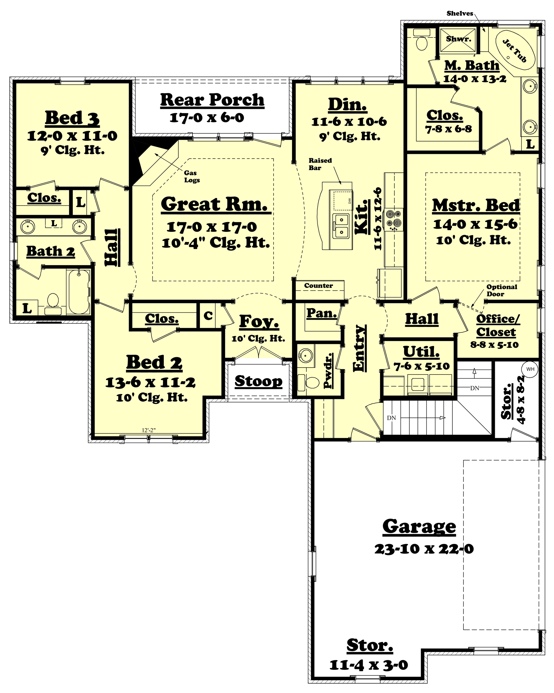 Basement Option Stair Location