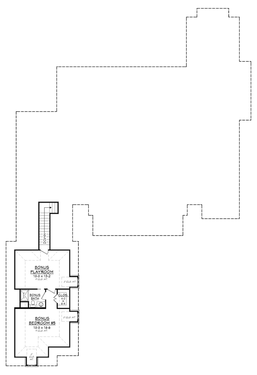 Floor Plan Bonus Room