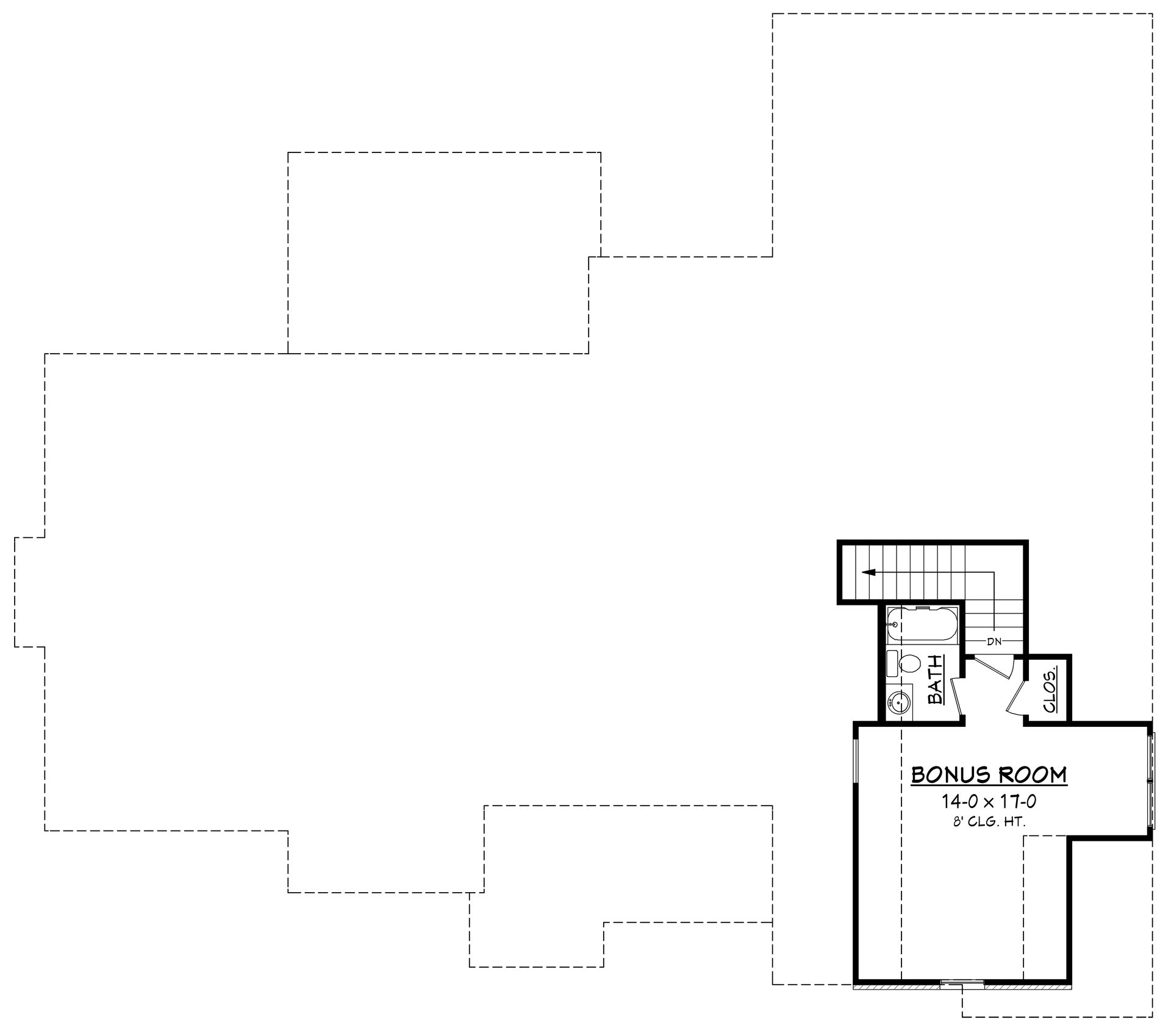 Floor Plan Bonus Room