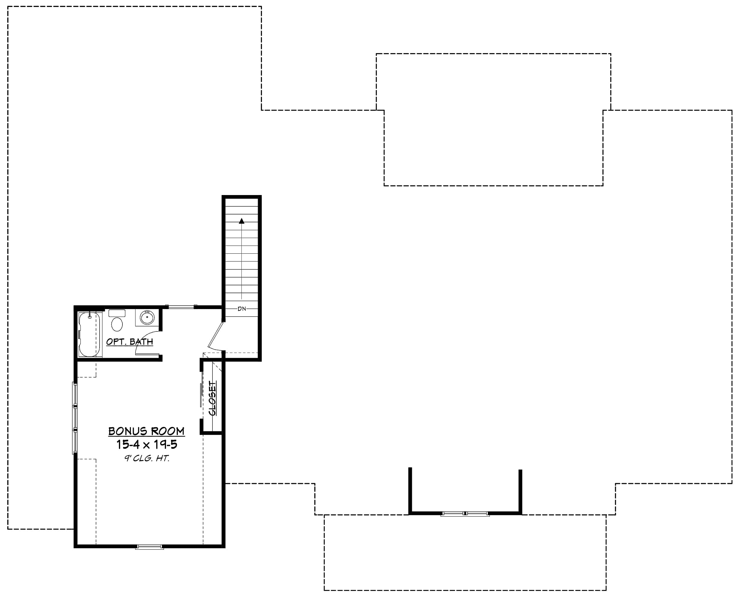 Floor Plan Bonus Room