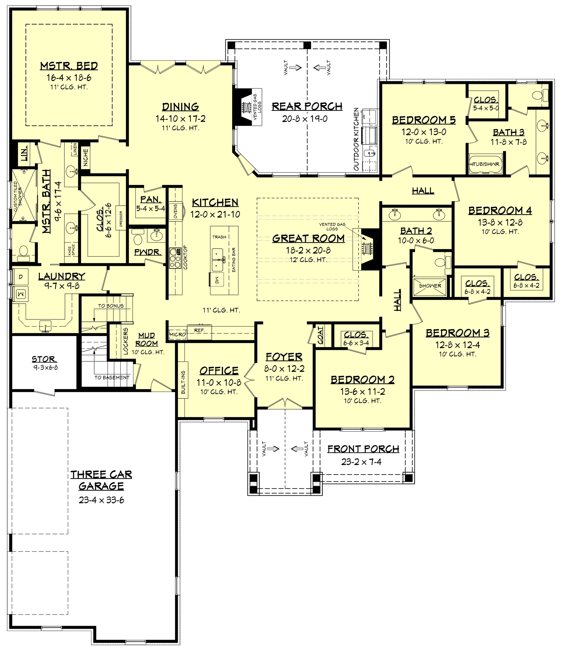 Basement Option Layout