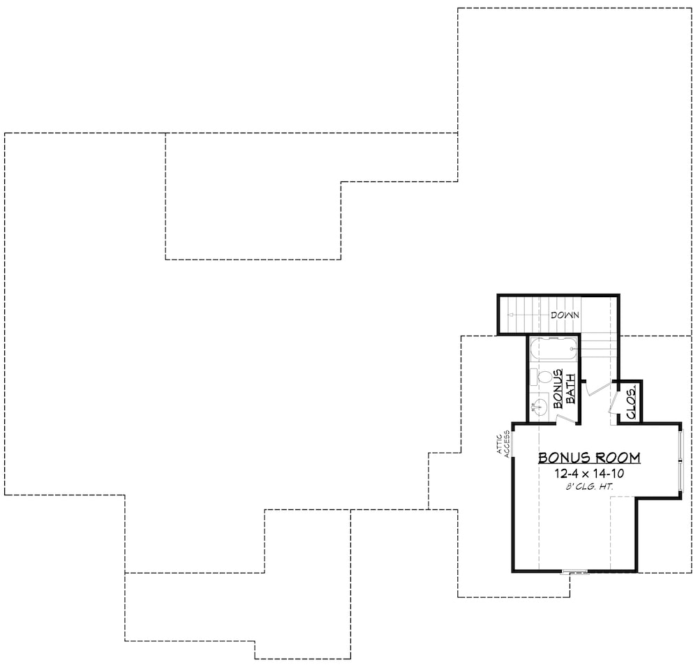 Floor Plan Bonus Room