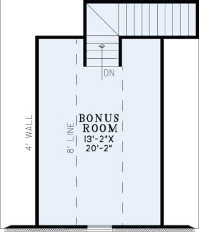 Floor Plan Bonus Room