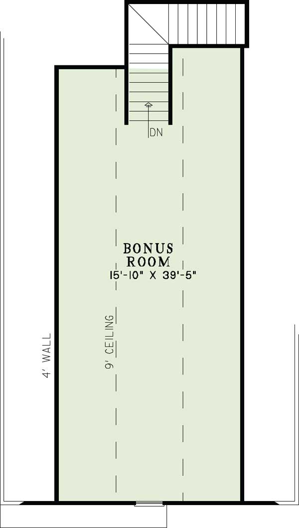 Floor Plan Bonus Room