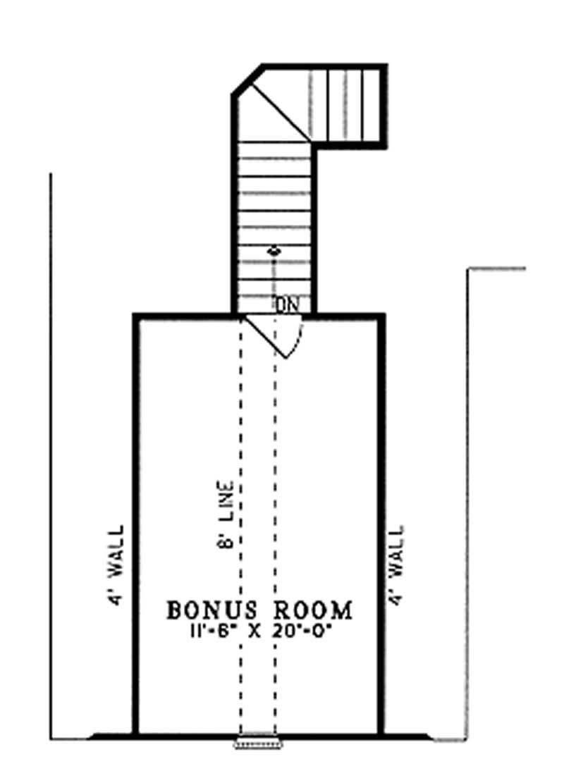 Floor Plan Bonus Room