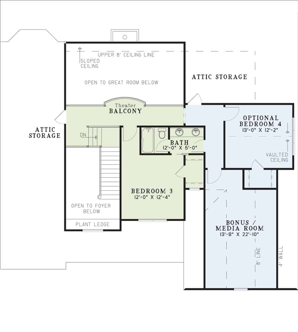 Floor Plan Upper Level