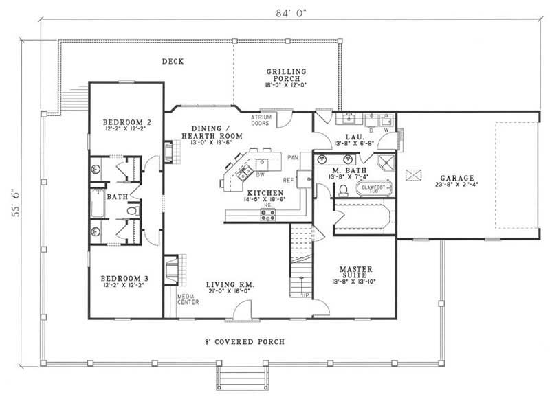 MAIN LEVEL FLOOR PLAN