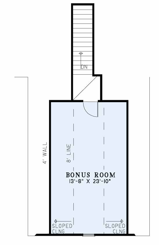 Floor Plan Bonus Room