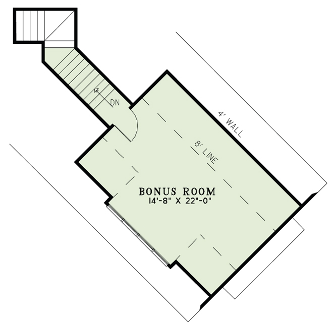 Floor Plan Bonus Room