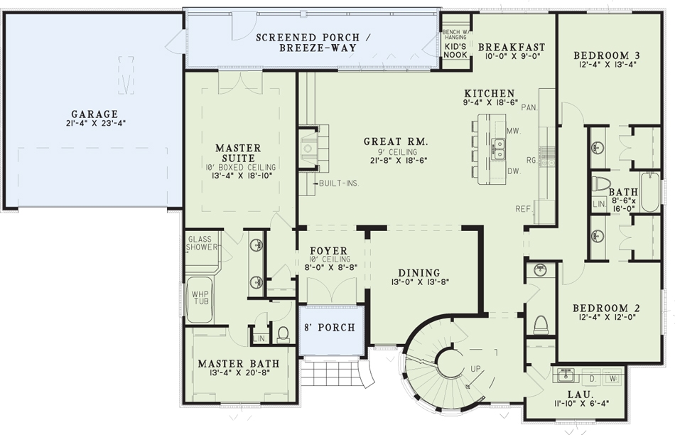 Floor Plan Main Level