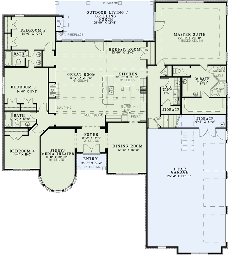 Floor Plan Main Level