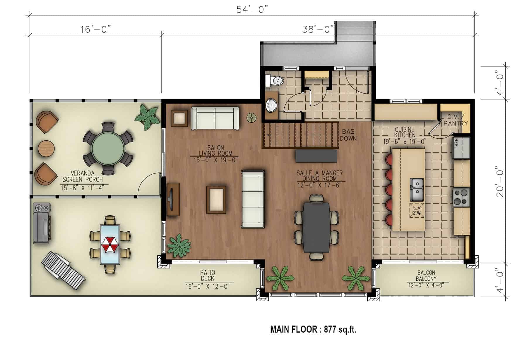 Floor Plan Main Level